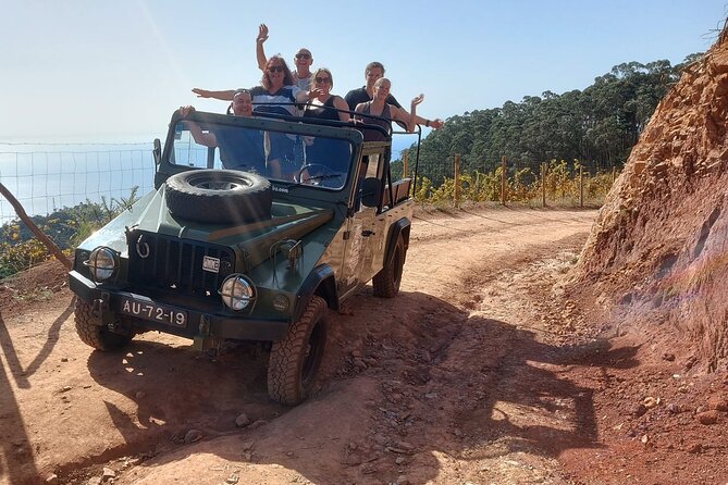 4 Hours Adventure Jeep Tour in Central Madeira Portugal - Câmara de Lobos, fishing boats, and sea views
