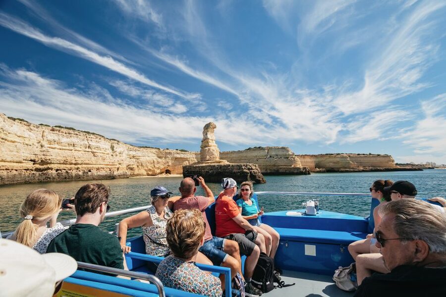 Albufeira: 2.5-Hour Benagil Caves & Dolphin Watching - From Albufeira Marina to the open sea