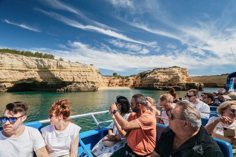 Albufeira: 2.5-Hour Benagil Caves & Dolphin Watching - Nossa Senhora da Rocha and the Yellow Submarine