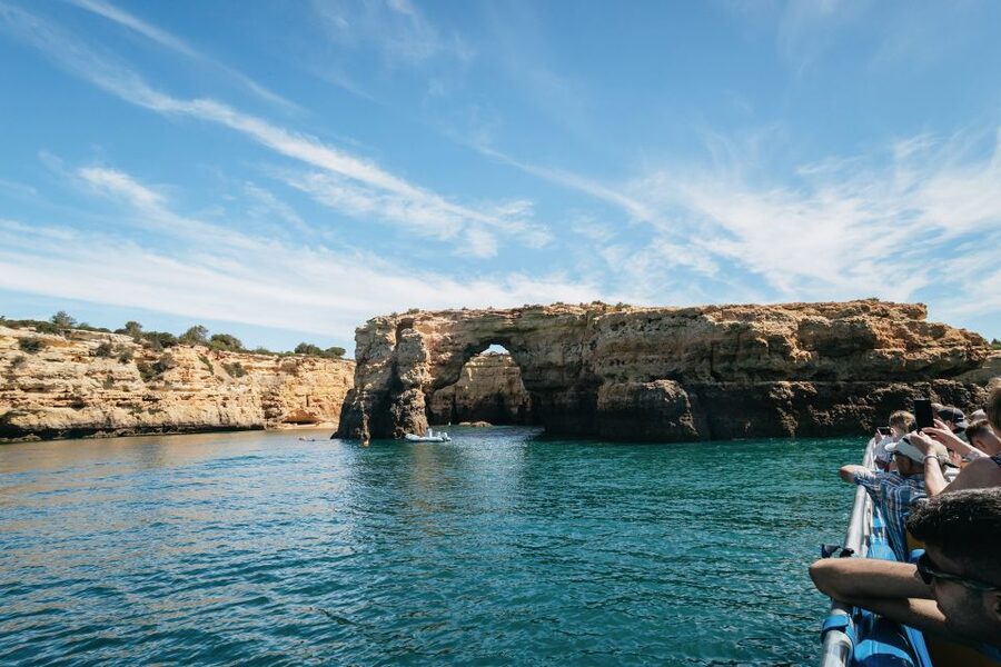 Albufeira: 2.5-Hour Benagil Caves & Dolphin Watching - Benagil Cave, with a few important limits