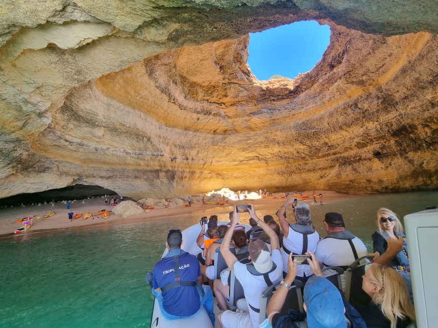 Albufeira: Benagil Cave and Dolphin Sightseeing Boat Cruise - Starting at Albufeira Marina