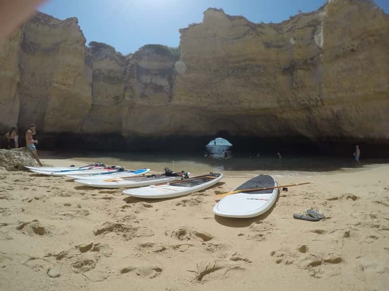 Albufeira: Caves and cliffs Paddleboarding (SUP) Tour - Caves, cliff walls, and the best part of the route