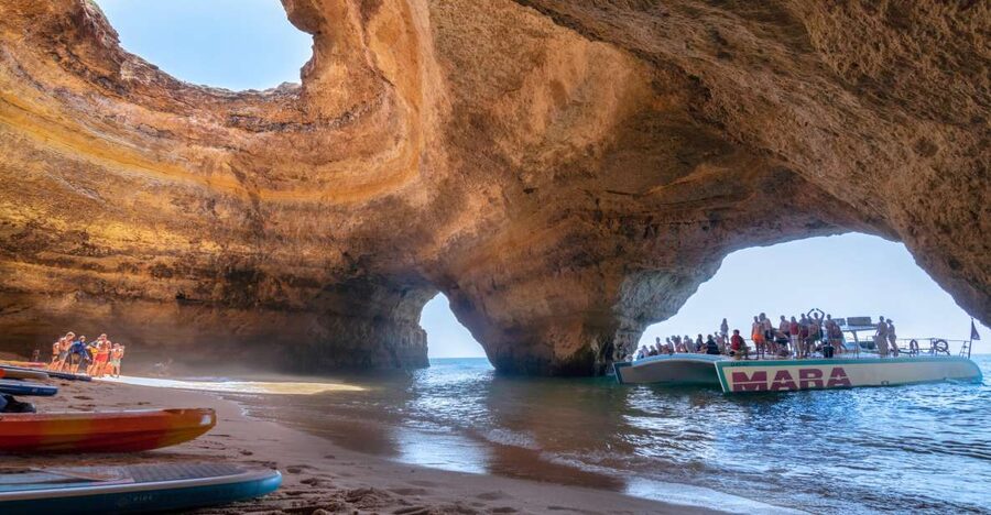 Albufeira: Caves and Coastline Catamaran Cruise to Benagil - Key details before you book