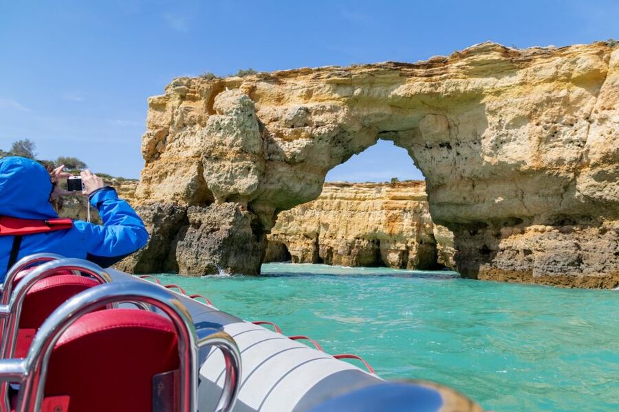 Albufeira: Dolphins, Benagil Caves and Coastline Boat Tour - Setting out from Albufeira Marina