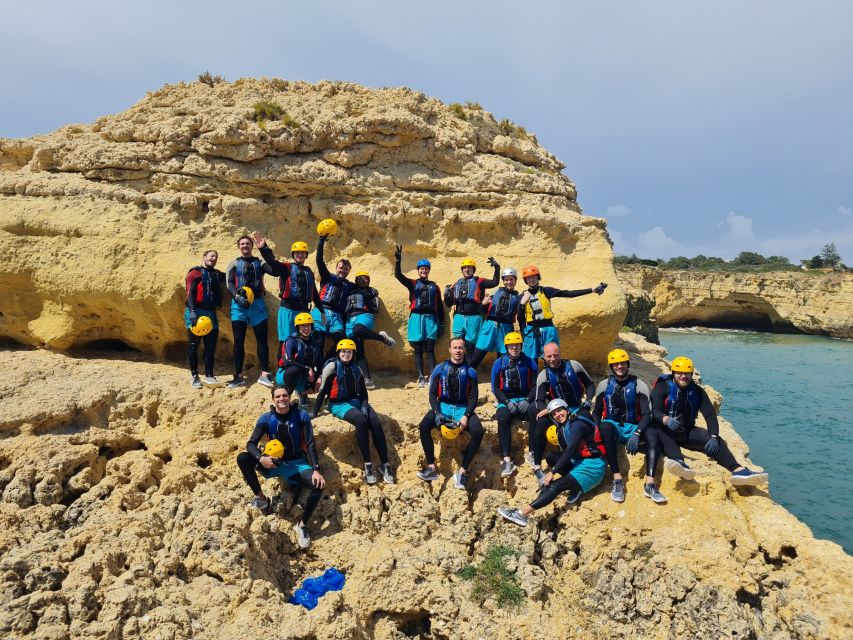 Albufeira: Guided Coasteering Tour with Cliff Jumping - Starting at São Rafael Beach with the right gear