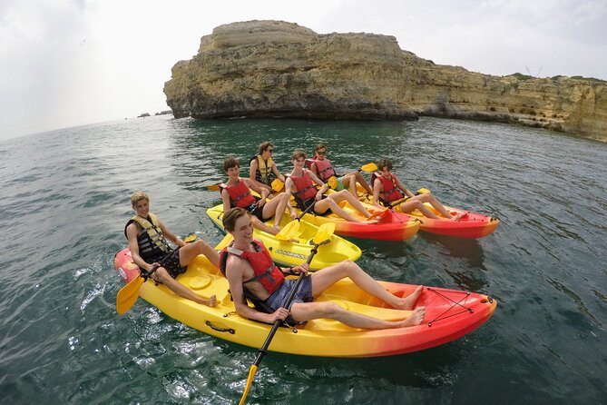 Albufeira Kayak Cave Tour – Hidden Beaches & Cliffs - Praia de São Rafael: Caves, Cliffs, and Quiet Water