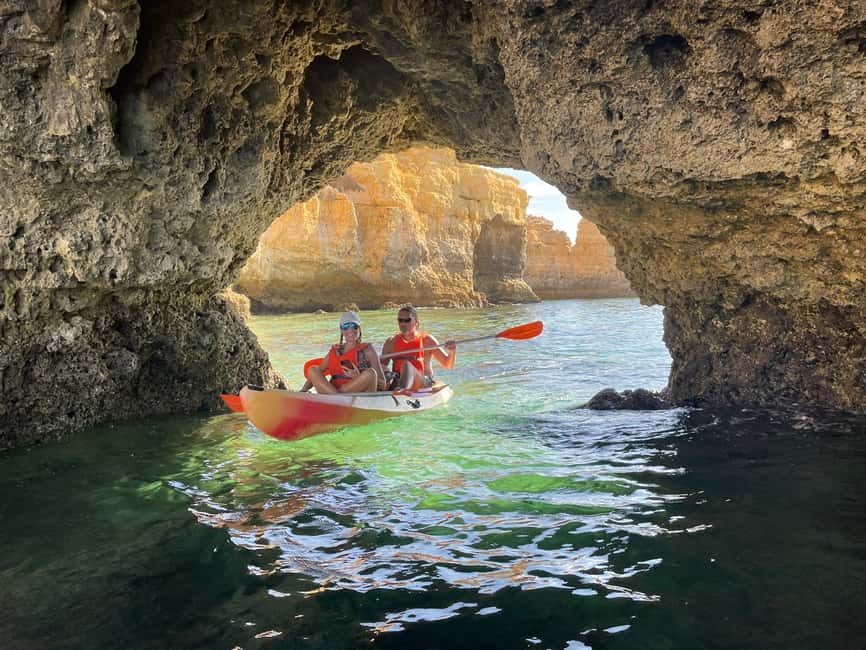 Albufeira: Kayak Tour of Hidden Caves and Secret Beaches - How hard is the two-hour paddle?