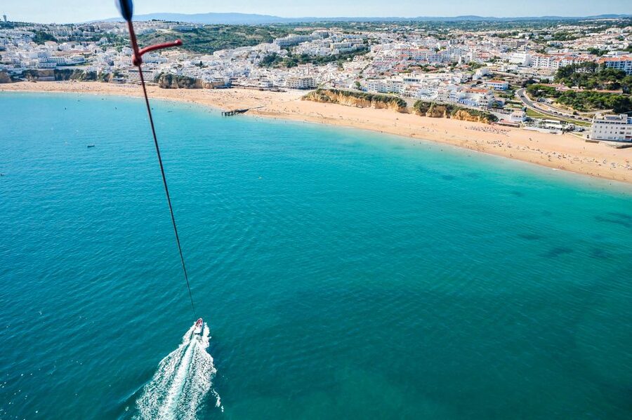 Albufeira: Single, Double or Triple Parasailing Tour - What the views are worth