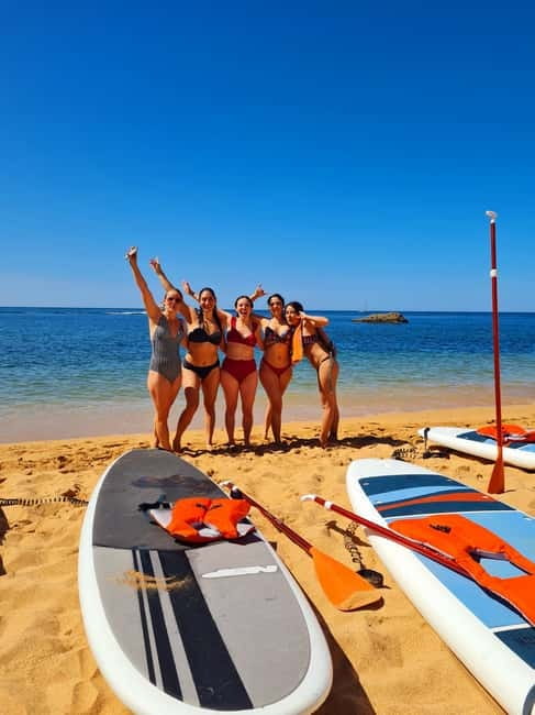 Albufeira SUP Secrets: Discover Albufeira’s Hidden Gems - Paddling along the Albufeira coast