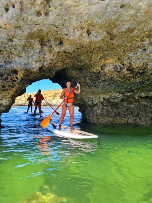 Albufeira SUP Secrets: Discover Albufeira’s Hidden Gems - The beach stop after 45 minutes