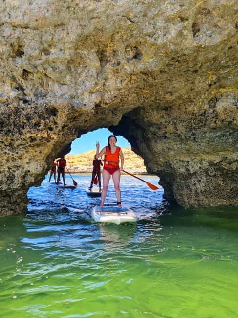 Albufeira SUP Secrets: Discover Albufeira’s Hidden Gems - The first lesson: standing, turning, and steering