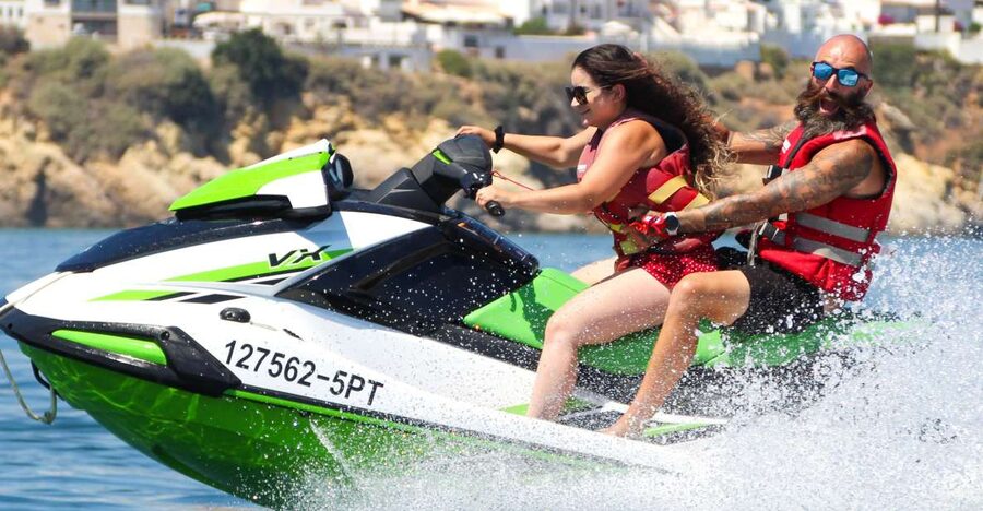 Algarve: 30-Minute Jet Ski Experience - Getting used to a powerful Yamaha Waverunner
