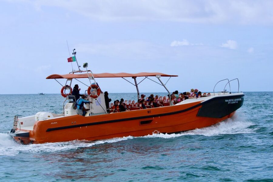 Algarve: Benagil Caves Open Speedboat Tour - Leaving Vilamoura from Office Number 5