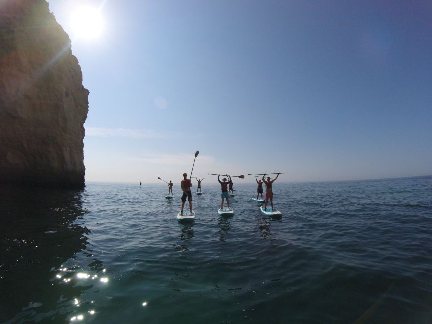 Algarve: Benagil Caves SUP Tour since 2016 - Paddling beneath the golden cliffs
