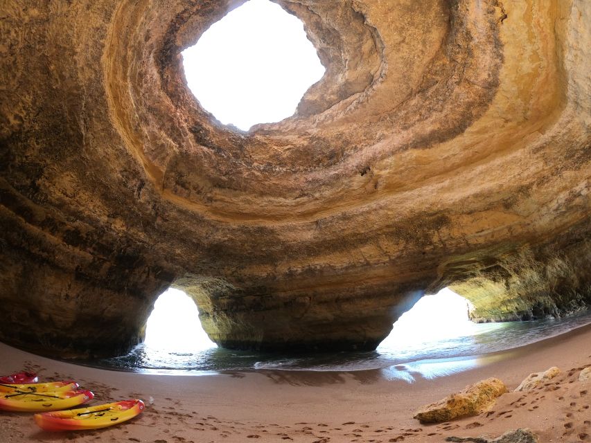 Algarve: Benagil Sea Cave Sunrise or Sunset Kayak Experience - Smaller caves along the coast