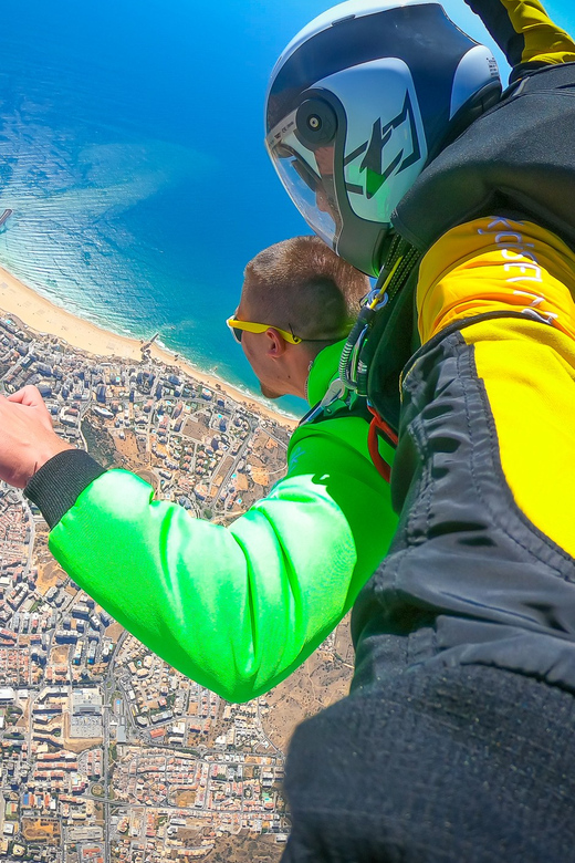 Algarve: Tandem Skydiving Adventure 15,000 to 10,000 Feet - The parachute ride and smooth landing