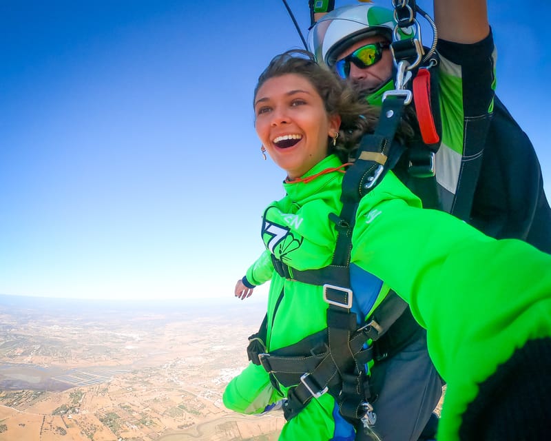 Algarve: Tandem Skydiving Adventure 15,000 to 10,000 Feet - Practical preparation for the day