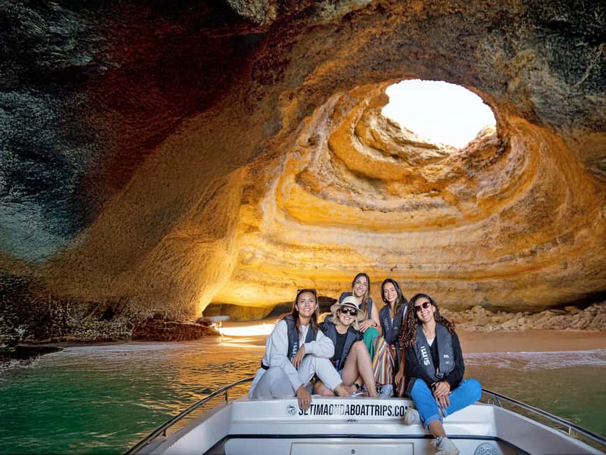 Armação de Pêra: Benagil´s 15 Best Caves Boat Tour - Starting at Armação de Pêra beach