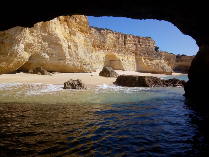 Armação de Pêra: Guided Boat Tour of Benagil's 15 Best Caves - Sailing past Praia Nova and the Rock Lady Chapel