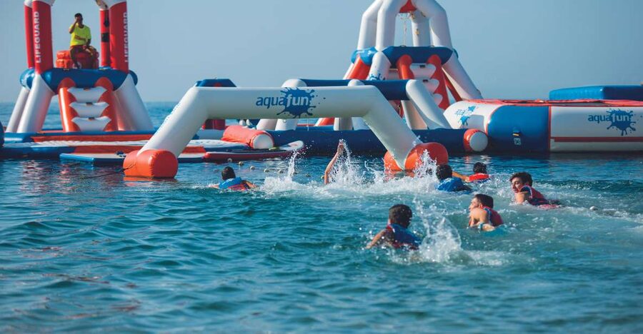 Armação de Pêra: Inflatable Waterpark Entry Ticket - The 10-minute safety briefing and required life jacket
