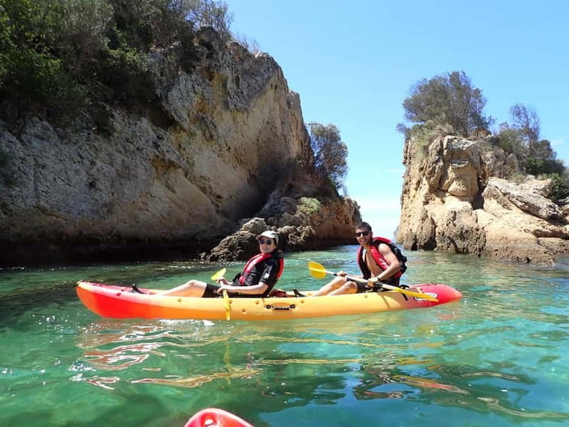 Arrábida Marine Reserve: Kayaking & Snorkeling Tour - The first briefing and paddling lesson