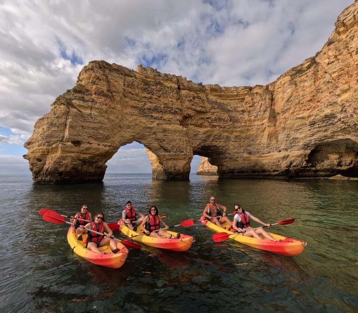 Benagil: 1:30Hour Kayak Rental with Private Parking - What the small group really changes