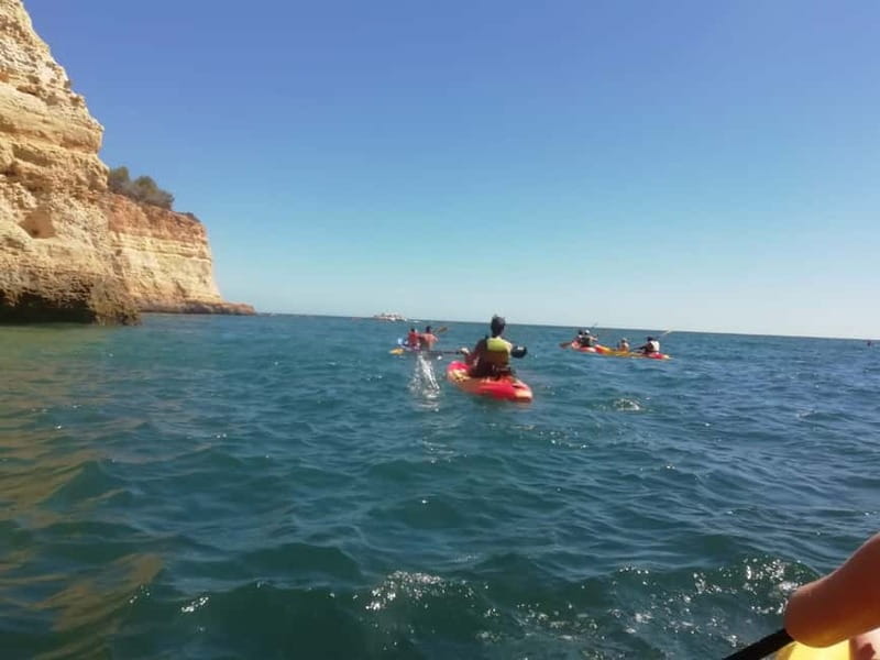 Benagil: Benagil Beach Kayak Rental - The 1.5-hour route along the cliffs