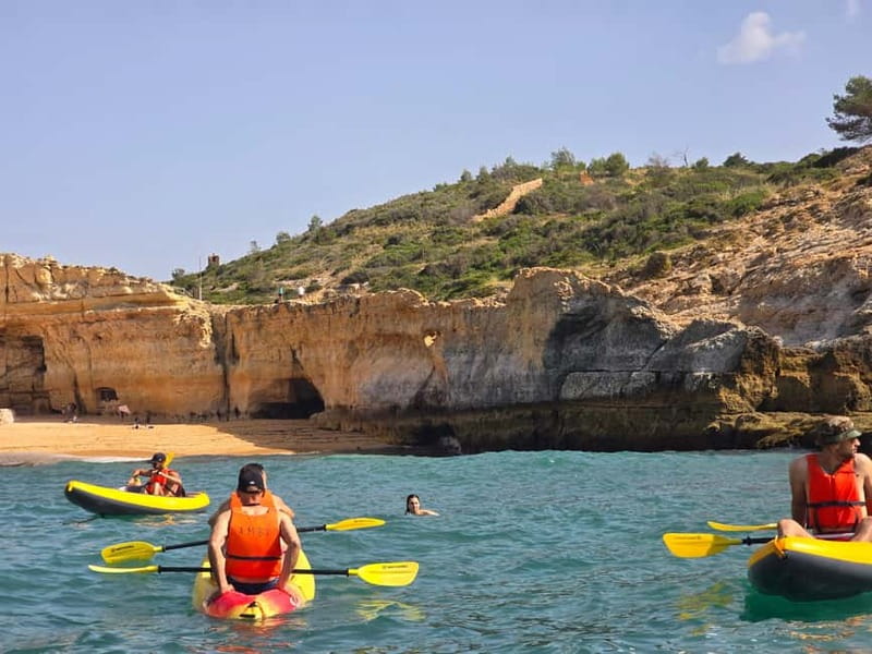 Benagil: Benagil Beach Kayak Rental - Meeting beside the white van