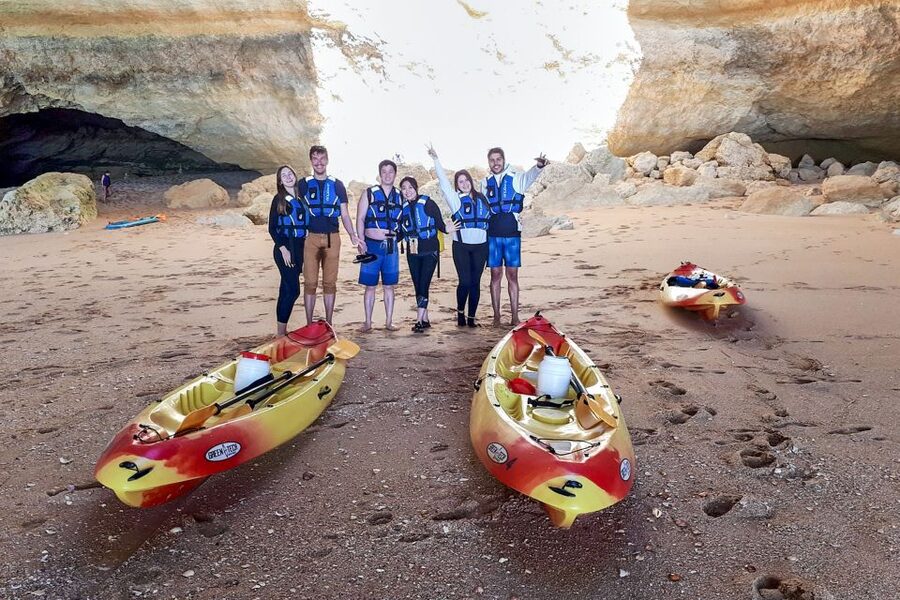 Benagil: Benagil Caves and Secret Spots Guided Kayaking Tour - What the $34 price really buys you