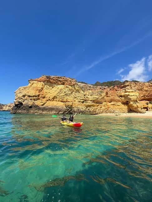 Benagil Cave - Kayak Guided tour - The paddle to Marinha Beach