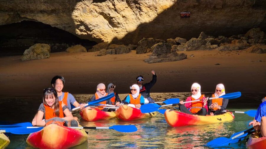 Benagil: Caves, Beaches, and Secret Spots Guided Kayak Tour - Starting near O Litoral in Benagil