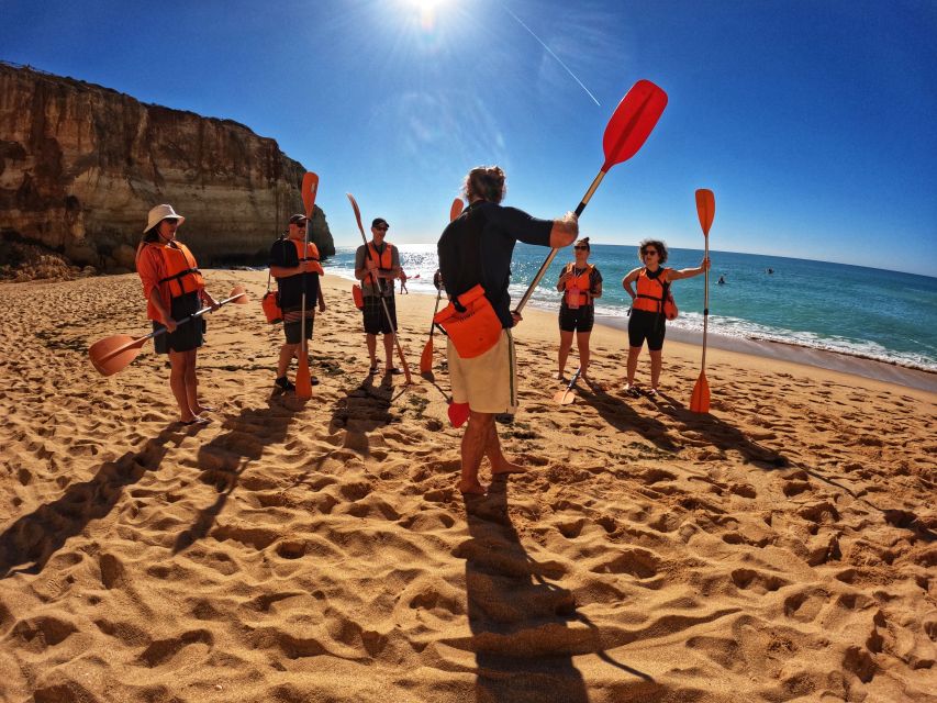Benagil: Caves, Beaches, and Secret Spots Guided Kayak Tour - Secret caves and Gruta dos Algarinhos