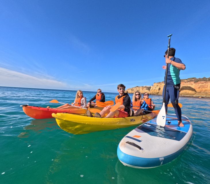 Benagil: Caves, Beaches, and Secret Spots Guided Kayak Tour - The Natural Arch and return to Benagil