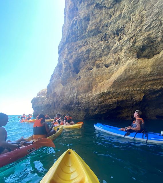 Benagil: Caves, Coves & Secret Beaches Guided Kayaking Tour - The paddle back to Benagil
