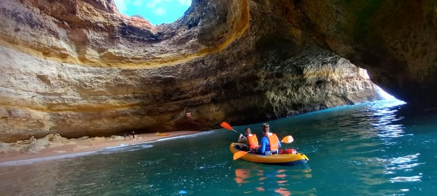 Benagil Caves: Kayaking Tour with a Local Guide - Starting near Benagil Beach, but not at the beach