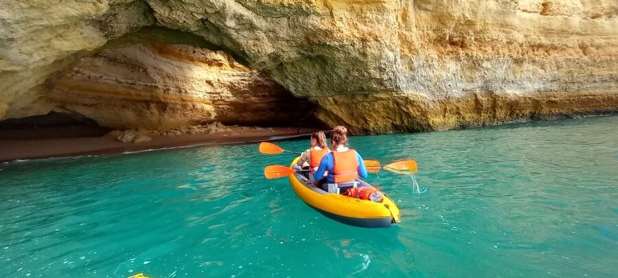 Benagil Caves: Kayaking Tour with a Local Guide - Paddling along the Algarve coast