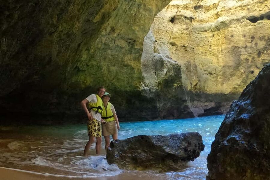 Benagil Caves: Kayaking Tour with a Local Guide - Entering the famous Algar de Benagil