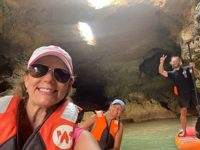 Benagil: Guided Kayak Tour inside caves and Praia da Marinha - Smaller grottos and coastal openings