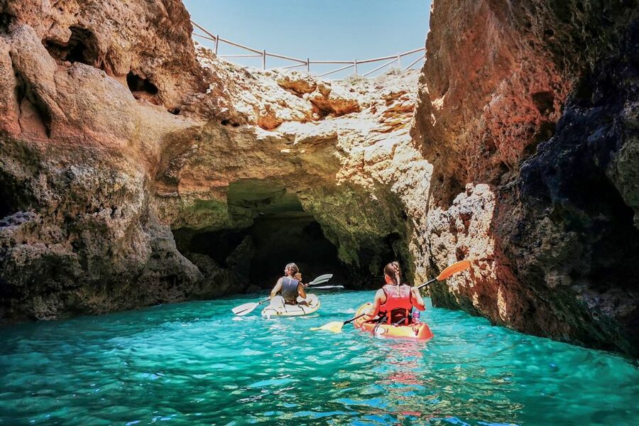 Benagil: Guided Kayaking Tour to the Benagil Cave - Choosing between 45 minutes and two hours