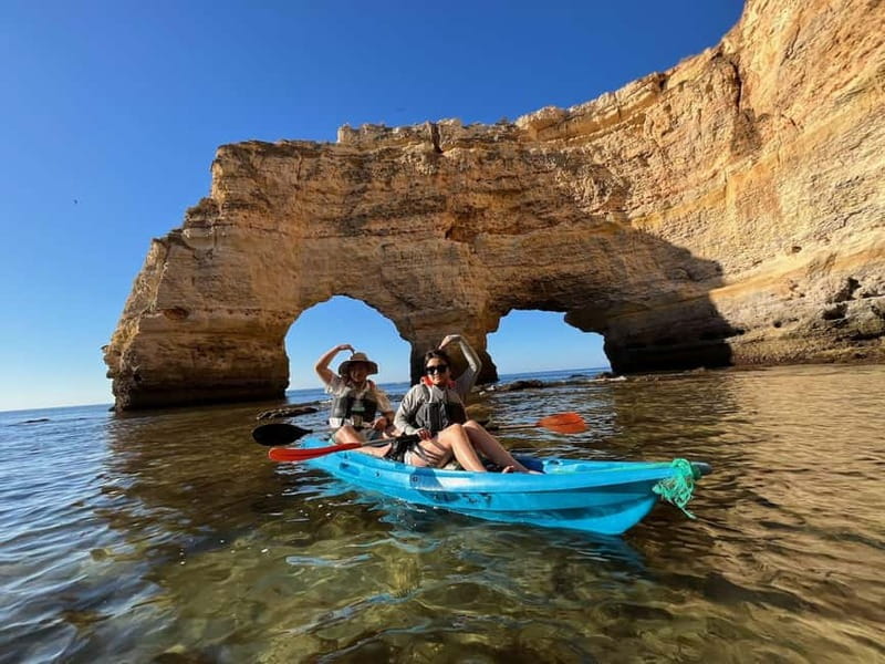 Benagil Kayak Tour: Explore Secret Caves with Licensed Guide - Captain’s Cave adds variety beyond Benagil