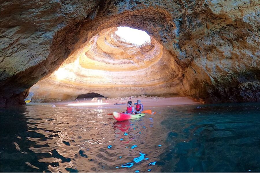 Benagil: Kayaking Adventure in Benagil Caves & Marinha Beach - What the 90-minute Benagil kayak tour is really like