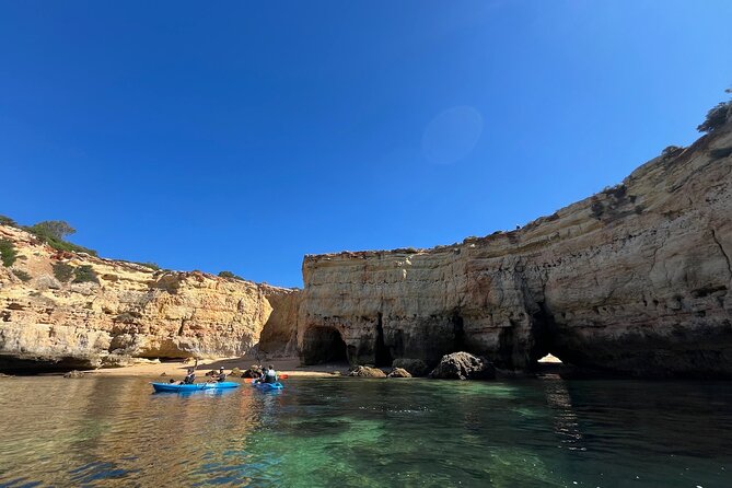 Benagil, Marinha & Albandeira - Kayak w/ Local Guide - Praia da Marinha from the water