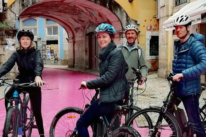 Bike Tours Lisbon - Center of Lisbon to Belém - Riding under the 25 de Abril Bridge