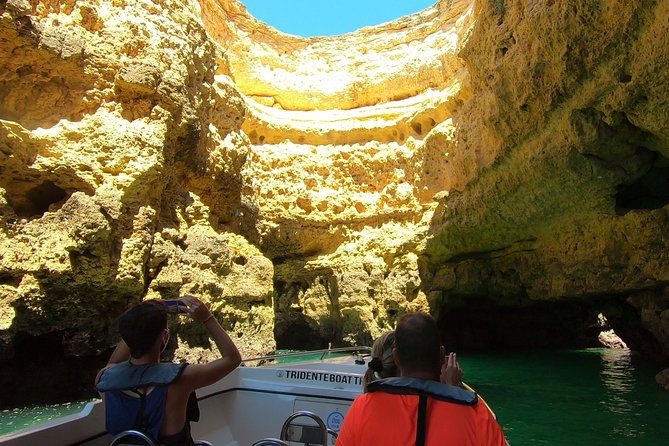 Boat Trip to the Benagil Caves from Armação de Pêra - Corredoura and the approach to Benagil