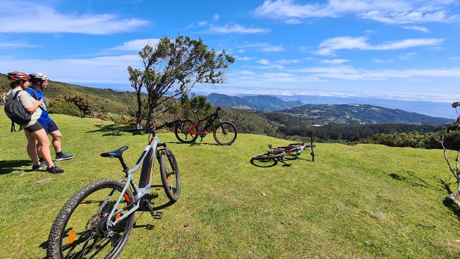 Camacha: Levada Trail e-Bike Guided Tour - Starting in Camacha, where village fields meet the forest