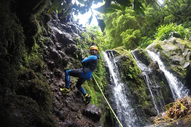Canyoning Experience at Ribeira Grande - The three-hour route, from stream to waterfall