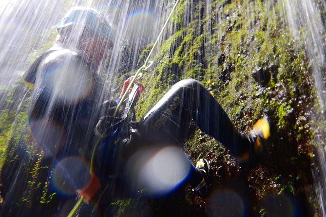 Canyoning Experience - half day - Sliding, jumping, rappelling, and zip lining