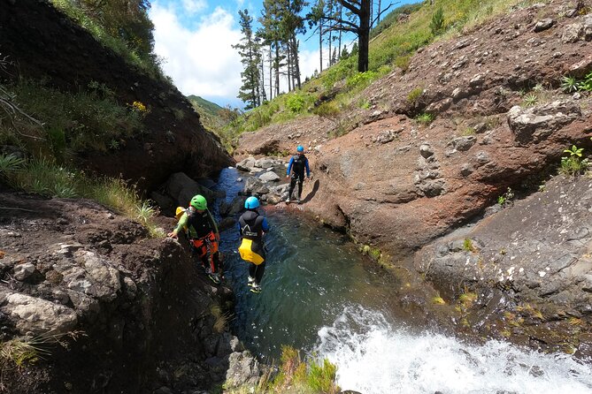 Canyoning in Madeira Island- Level 1 - Four rappels, small pools, and natural slides