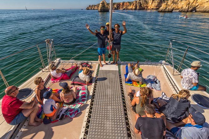 Catamaran Cruise in Lagos - Leaving Lagos Marina for the Algarve Coast