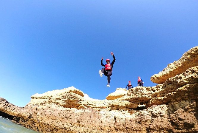 CLIFF JUMPING tour - Coasteering in Albufeira - Four Coastal Stops Around Albufeira